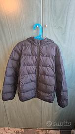 piumino uniqlo 9/10 anni nero