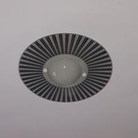 Plafoniera bianco e nero