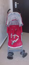 Passeggino Maclaren techno xt rosso