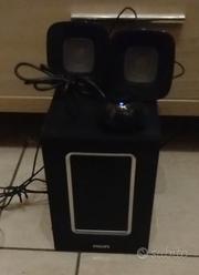 Casse pc Philips 2.1 modello SPA2360/10 (44W)  			