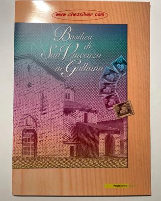 folder filatelico basilica di San Vincenzo 