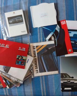 Brochure varie auto dagli anni 80 al 2015