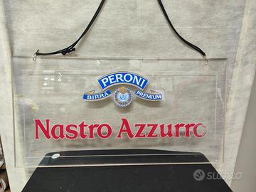 Tabella Peroni Nastro Azzurro anni 80