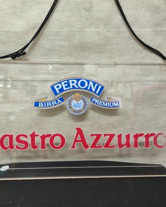 Tabella Peroni Nastro Azzurro anni 80