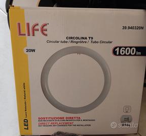 Tubo neon circolare a Led circolina T9 20W