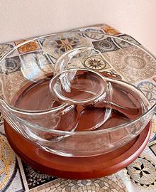 Vassoio ciotola girevole