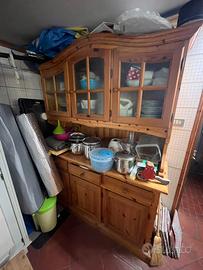 Mobile vetrinetta in legno