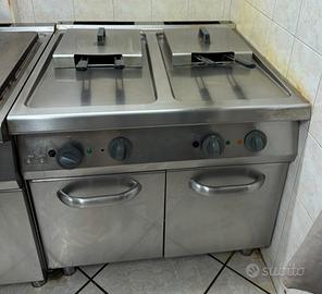 Friggitrice gas 20+20  litri cucina ristorante