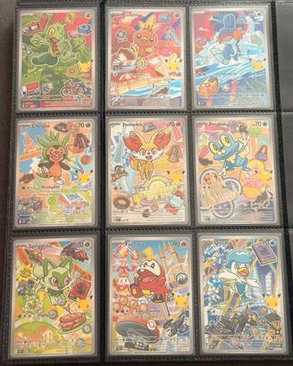 Pokémon Primi Compagni Serie 3 Set ITA 9 Carte NM