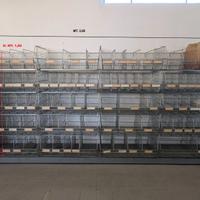 Cesti metallici in filo zincato