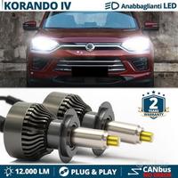 Lampade LED H7 per Ssangyong KORANDO 4 12000LM