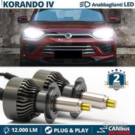 Lampade LED H7 per Ssangyong KORANDO 4 12000LM