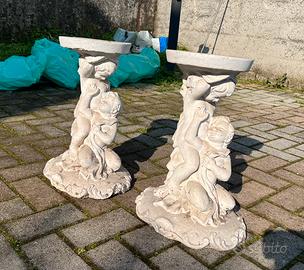 Coppia statue in cemento