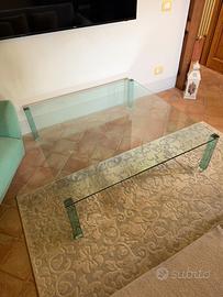 Tavolino basso salotto vetro