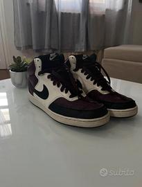 Sneakers Nike Court Vision Mid Bordo/Nere