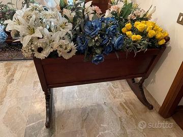 antica culla in legno