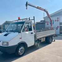 Iveco Daily 35-10 CASSONE FISSO CON GRU FASSI F20.