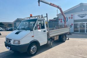Iveco Daily 35-10 CASSONE FISSO CON GRU FASSI F20.