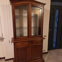 Vetrina in legno massello