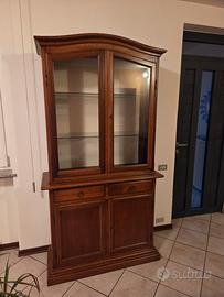 Vetrina in legno massello