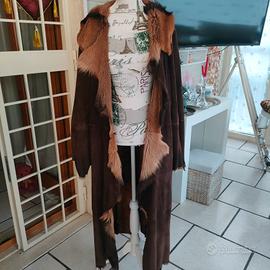 cappotto pelliccia reversibile 