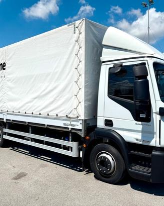 EUROCARGO 120-220 centina + sponda, km 110.000