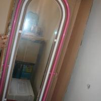 specchiera in metallo da terra BARBIE con scatola