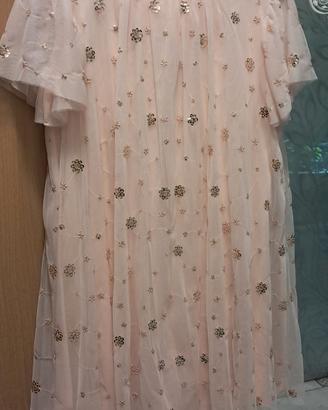 Abito rosa in tulle