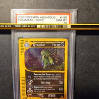 Pokemon tyranitar aquapolis psa 10