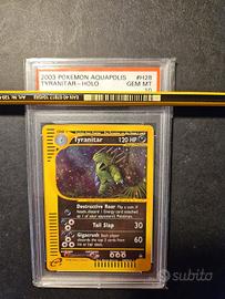 Pokemon tyranitar aquapolis psa 10