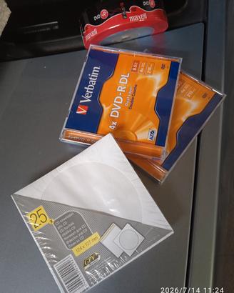 DVD vergini Maxell e Verbatim
