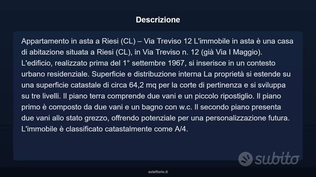 Appartamento – Riesi, Caltanissetta - Vista 4