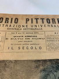 L’EMPORIO PITTORESCO  -libro anticho del 1873