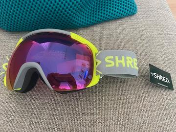 maschera sci snowboard shred rarify bigshow yellow