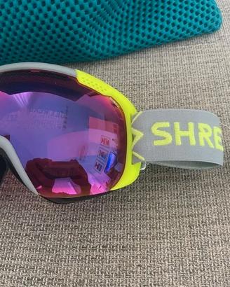 maschera sci snowboard shred rarify bigshow yellow