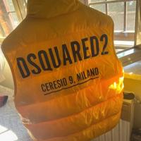 Dsquared piumino Smanicato- Giallo