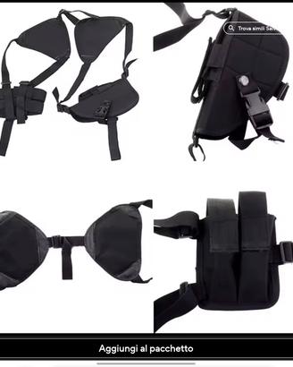 fondina pistola ascellare spalla 