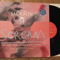 Michael Jackson Scream Vinile 12 Promo Uk 1995
