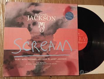 Michael Jackson Scream Vinile 12 Promo Uk 1995