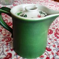 scaldalatte  antico  in ceramica