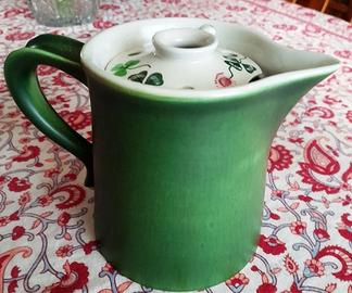 scaldalatte  antico  in ceramica