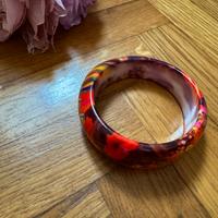 Bracciale rigido rosso e oro / Desigual