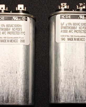 Cornell Dubilier SFA44T10K388B-F e  SFA66T6K388B-F