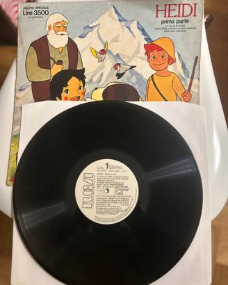 Lp  33 giri Heidi prima parte. Promo label bianca