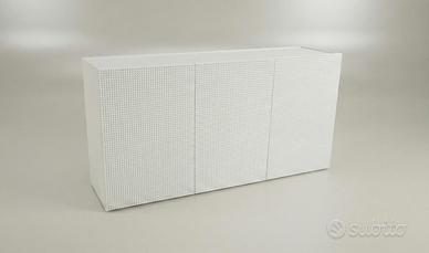 Madia bianca tridimensionale