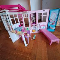 Casa di Barbie portatile con accessori PERFETTA