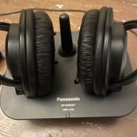 Cuffie Wireless Panasonic RP-WF830T con Base di Ri