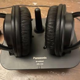 Cuffie Wireless Panasonic RP-WF830T con Base di Ri