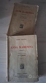 Anna Karenina - Leone Tolstoi - 2 vol vintage 1932