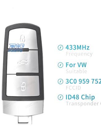 CHIAVE COMPLETA PER VOLKSWAGEN VW BEETLE BORA GOLF